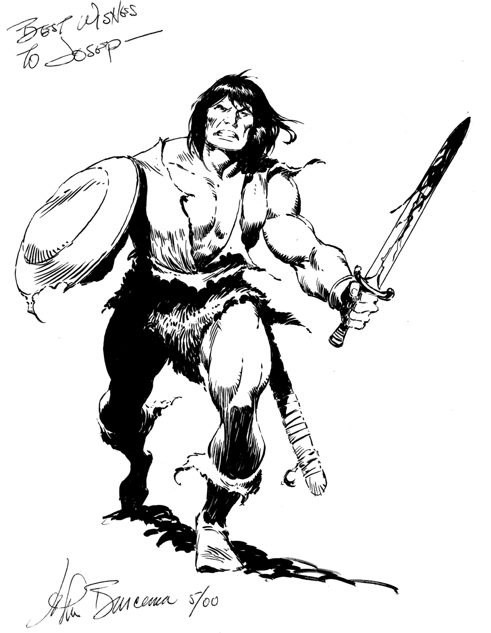 JOHN BUSCEMA CONAN 2000 In Josep M Neff S JOHN BUSCEMA Comic Art